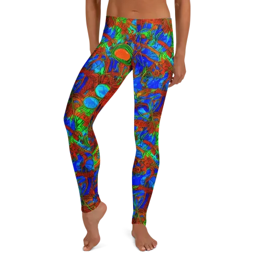 Neon Relic on a Leggings