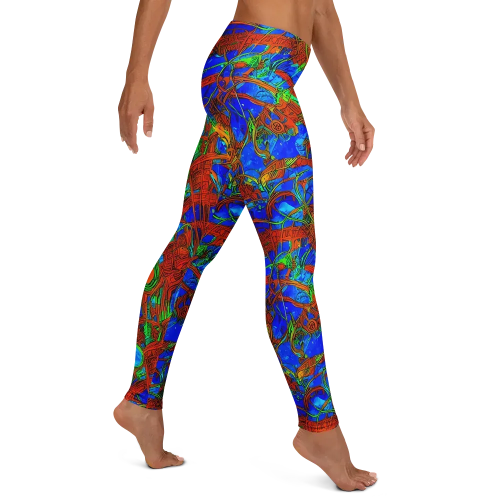 Neon Relic on Leggings — Right