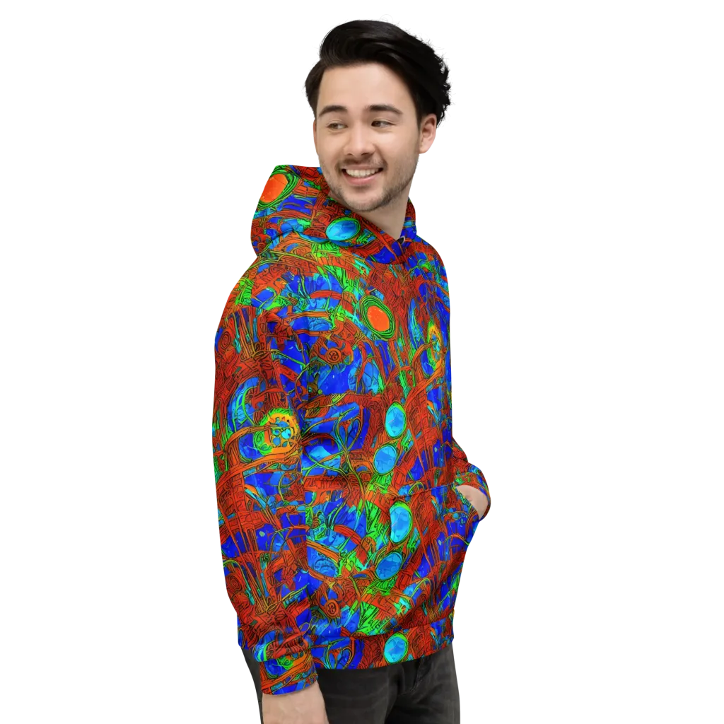 Neon Relic on Hoodie — Right