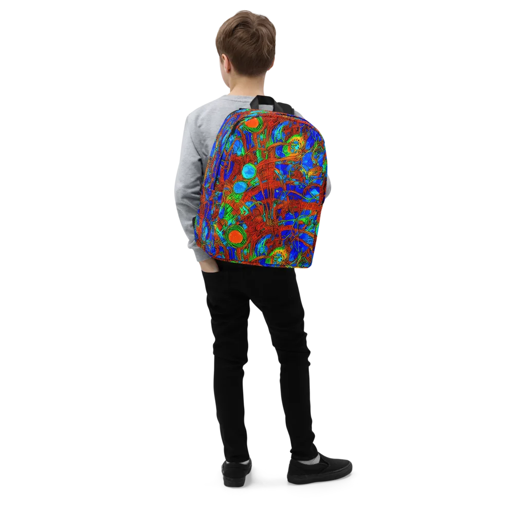 Neon Relic on Minimalist Backpack — Right Front