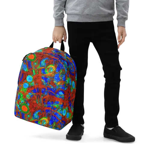Neon Relic on a Minimalist Backpack