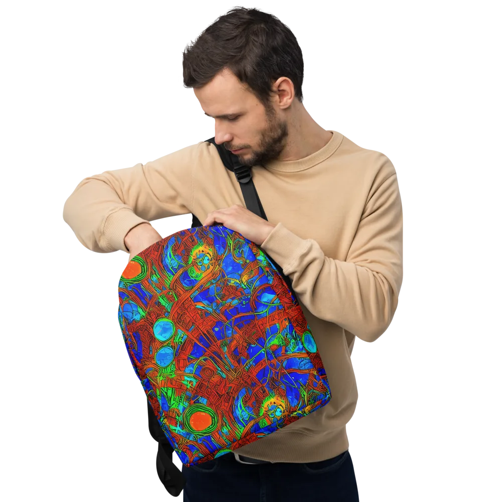Neon Relic on Minimalist Backpack — Front