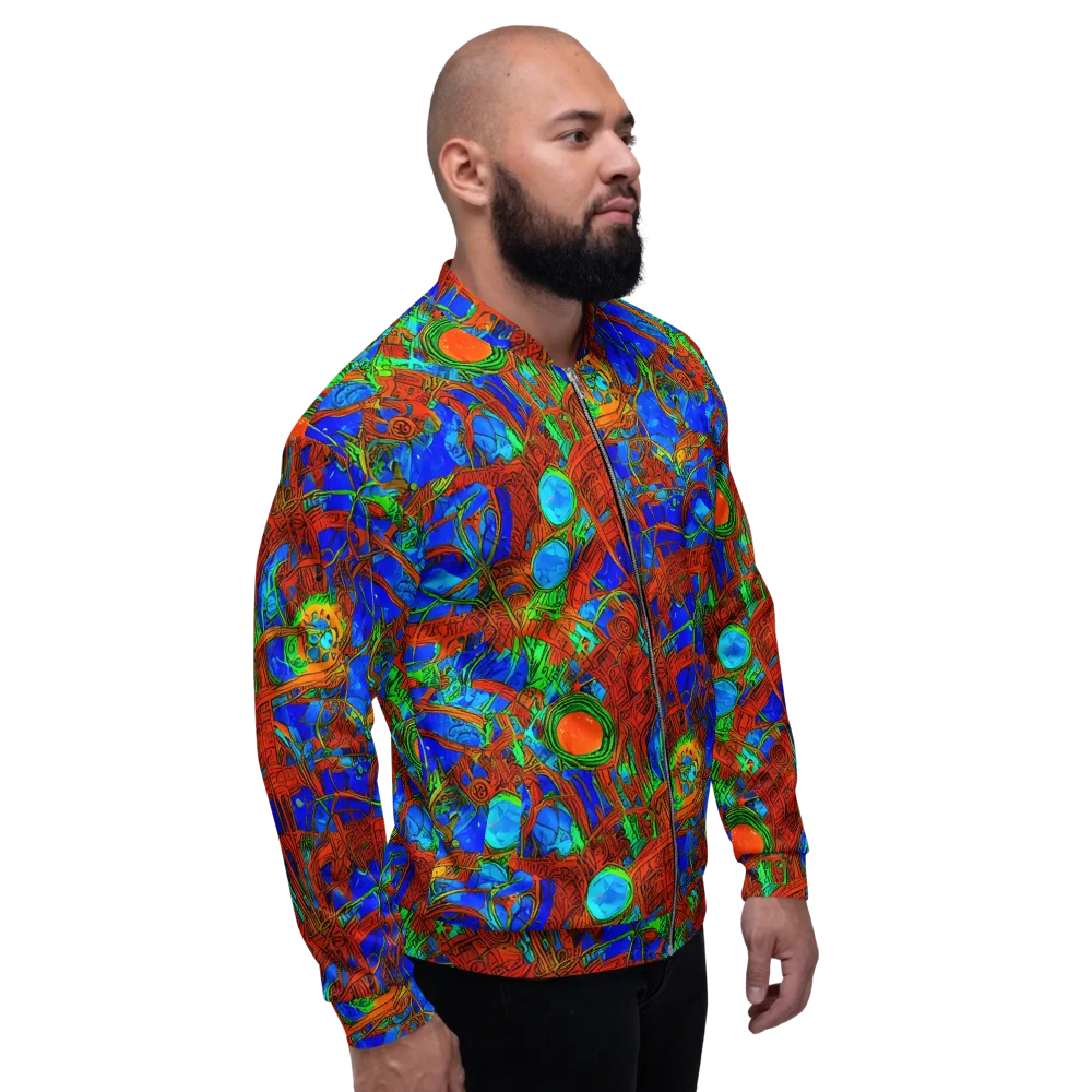 Neon Relic on Bomber Jacket — Right