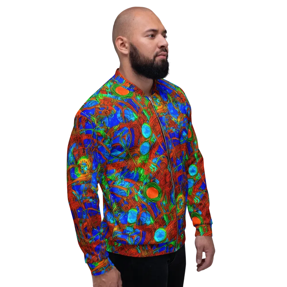Neon Relic on Bomber Jacket — Right