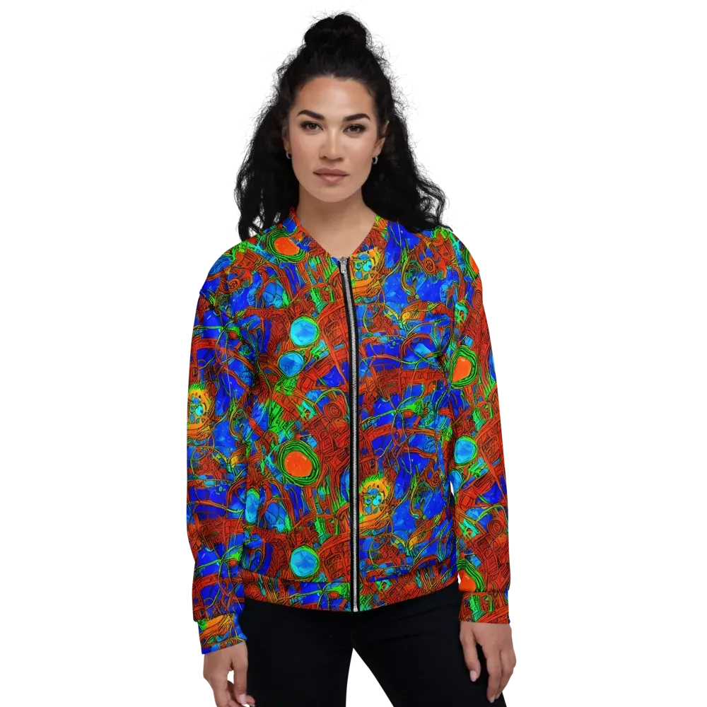 Neon Relic on Bomber Jacket — Front