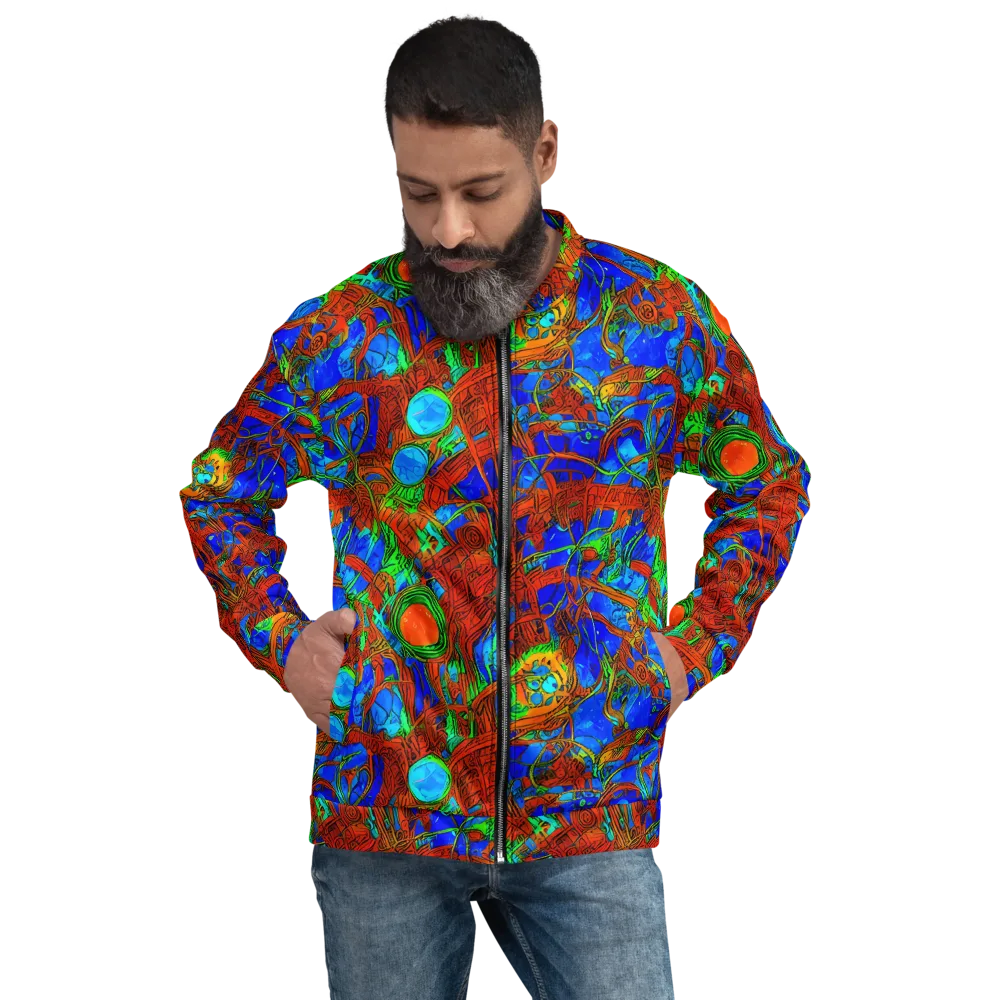 Neon Relic on Bomber Jacket — Front