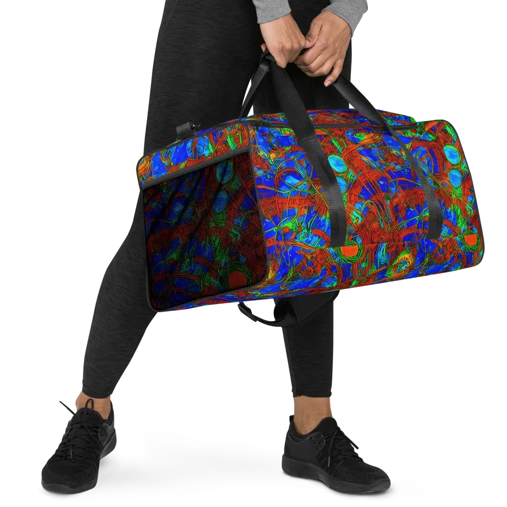 Neon Relic on Duffle Bag — Right Front