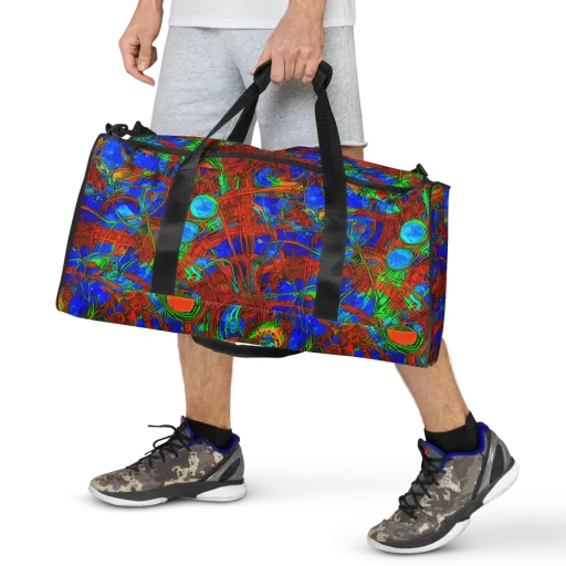 Neon Relic on a Duffle Bag