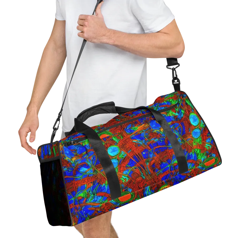 Neon Relic on Duffle Bag — Right Front