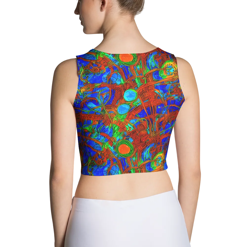 Neon Relic on Crop Top — Back