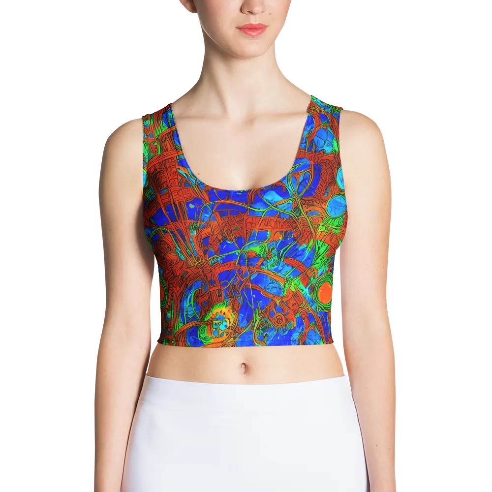 Neon Relic on Crop Top — Front