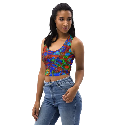 Neon Relic on a Crop Top