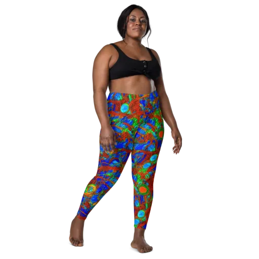 Neon Relic on a Leggings with Pockets