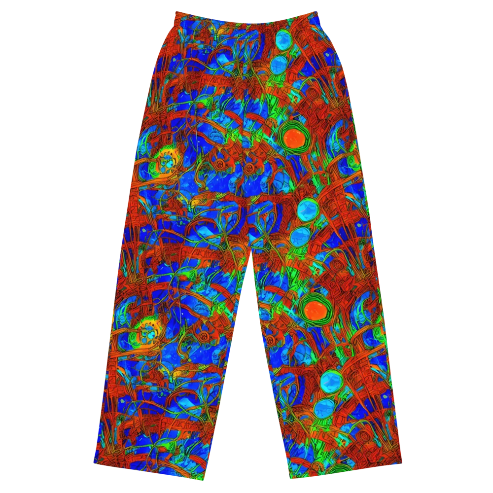 Neon Relic on Wide-Leg Pants — Front