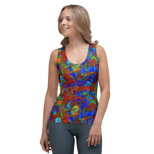 Neon Relic on a Women's Tank Top