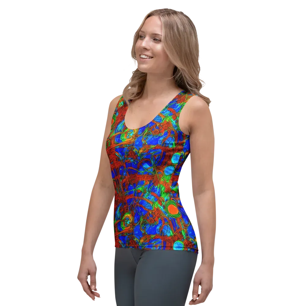 Neon Relic on Women's Tank Top — Left Front