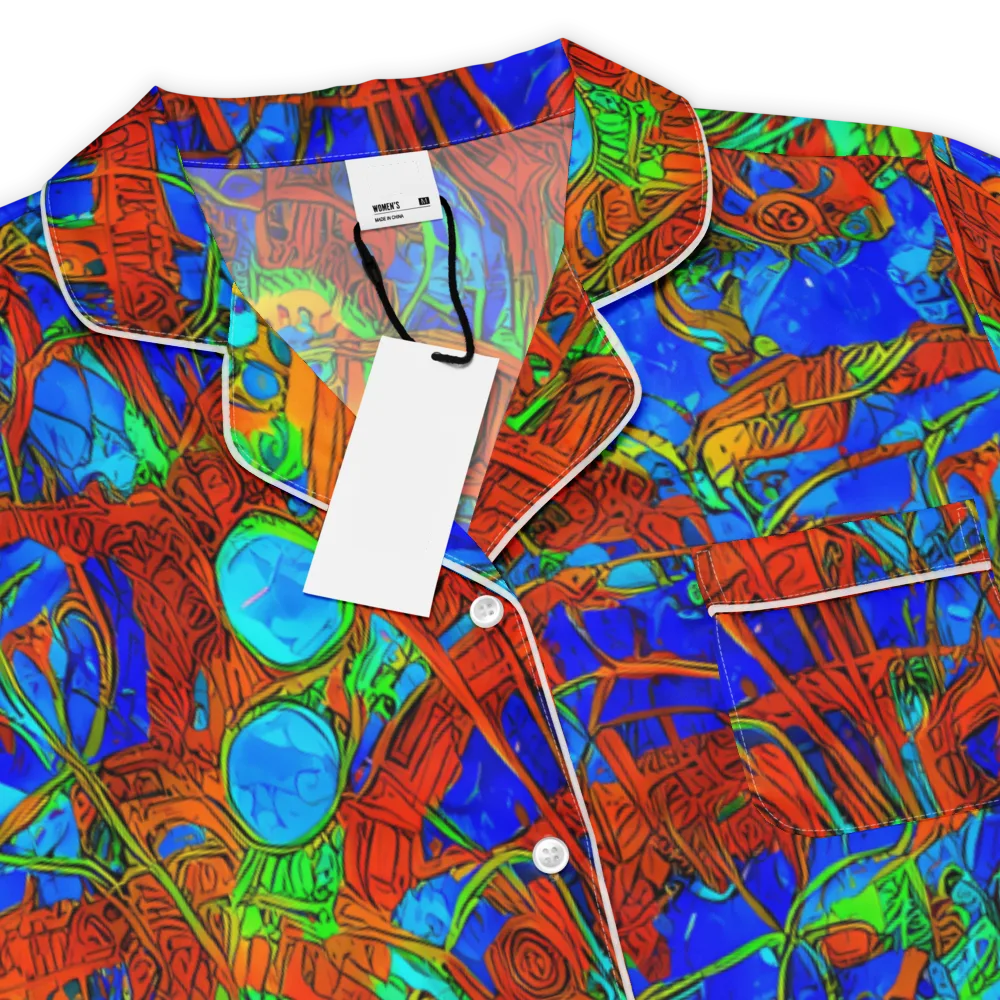 Neon Relic on Women's Short Sleeve Pajama Top — Product details