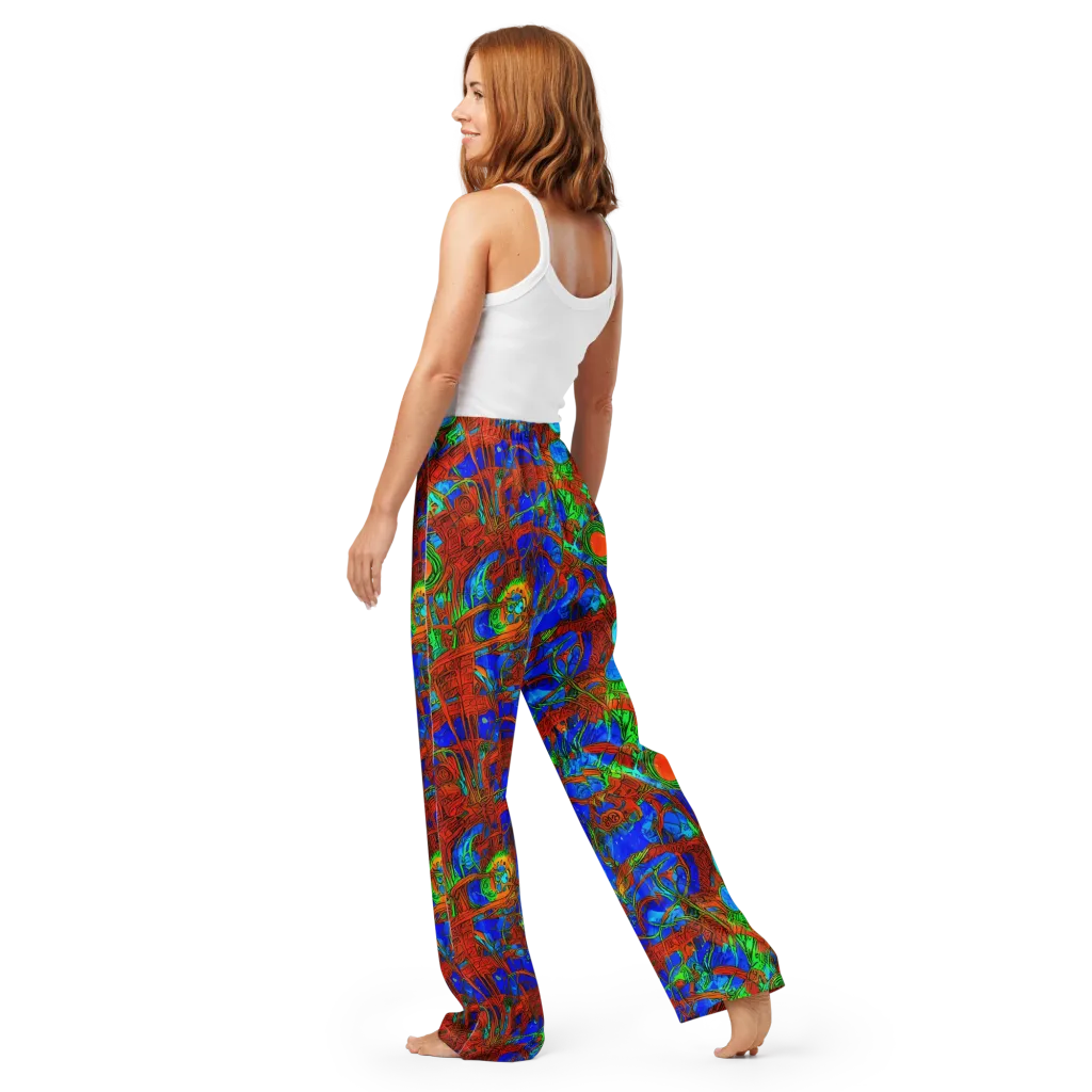 Neon Relic on Women's Pajama Pants — Back