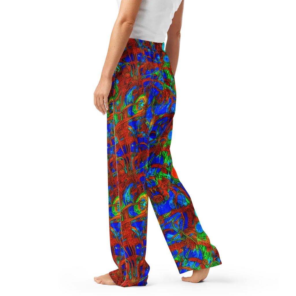 Neon Relic on Women's Pajama Pants — Left