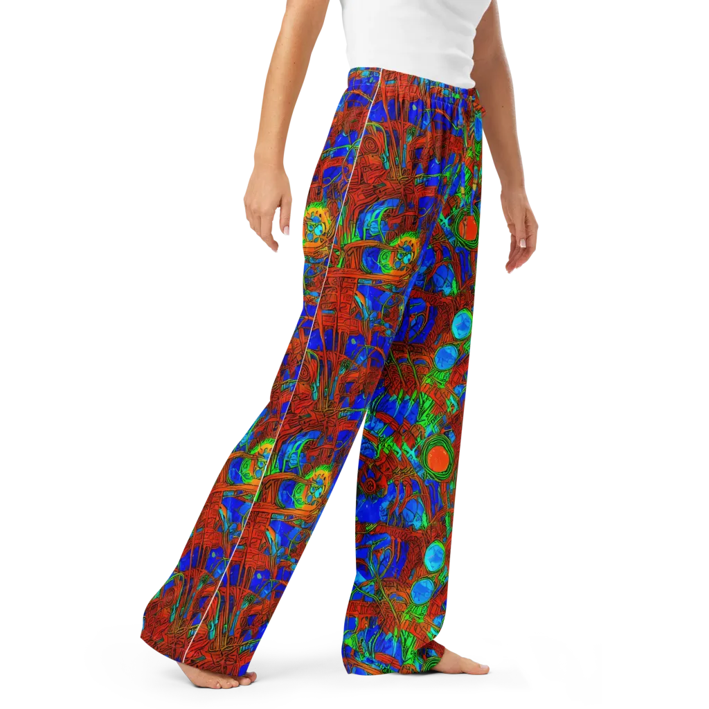 Neon Relic on Women's Pajama Pants — Right Front