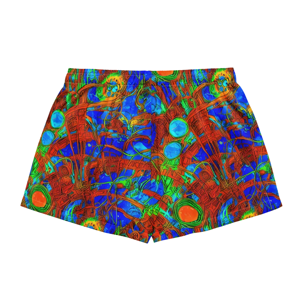 Neon Relic on Women's Pajama Shorts — Back