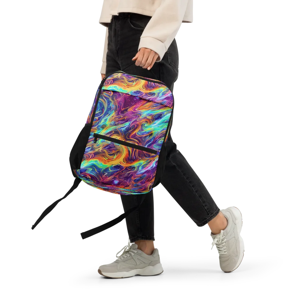 Neon Maelstrom on Utility Backpack — Front