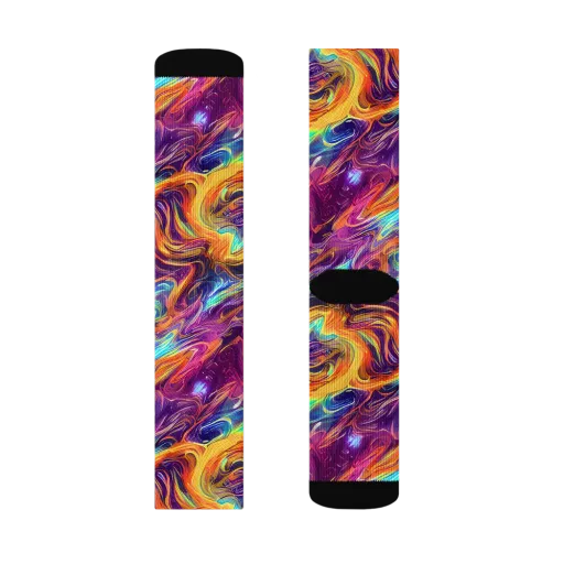 Neon Maelstrom on a Socks