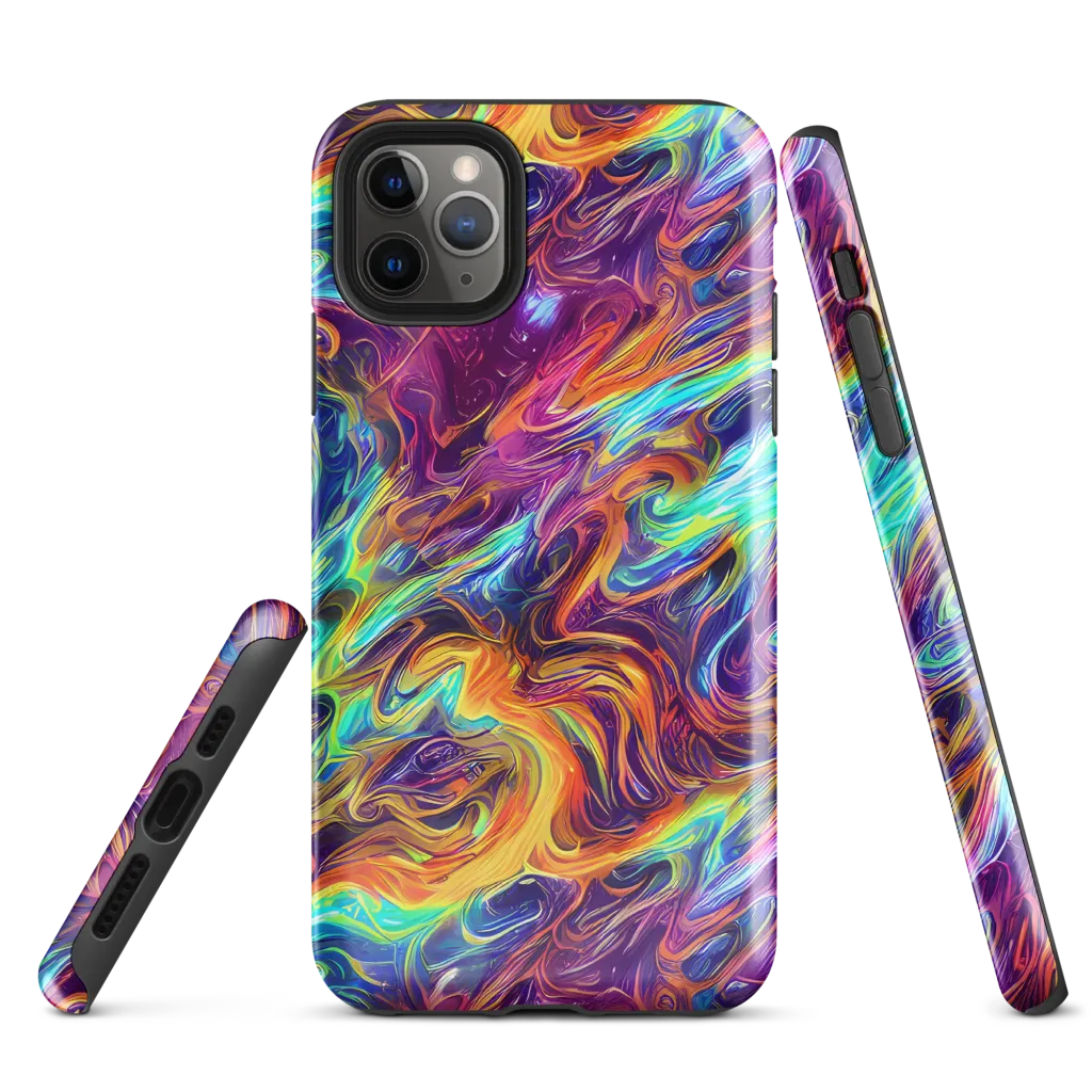 Neon Maelstrom on Tough Case for iPhone® — Front