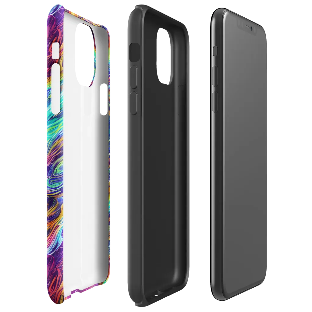 Neon Maelstrom on Tough Case for iPhone® — Right