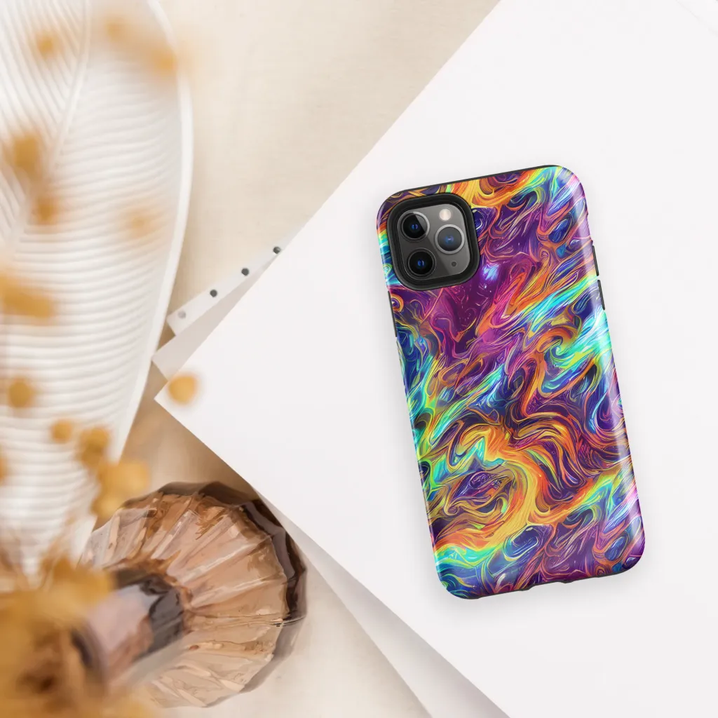 Neon Maelstrom on Tough Case for iPhone® — Front