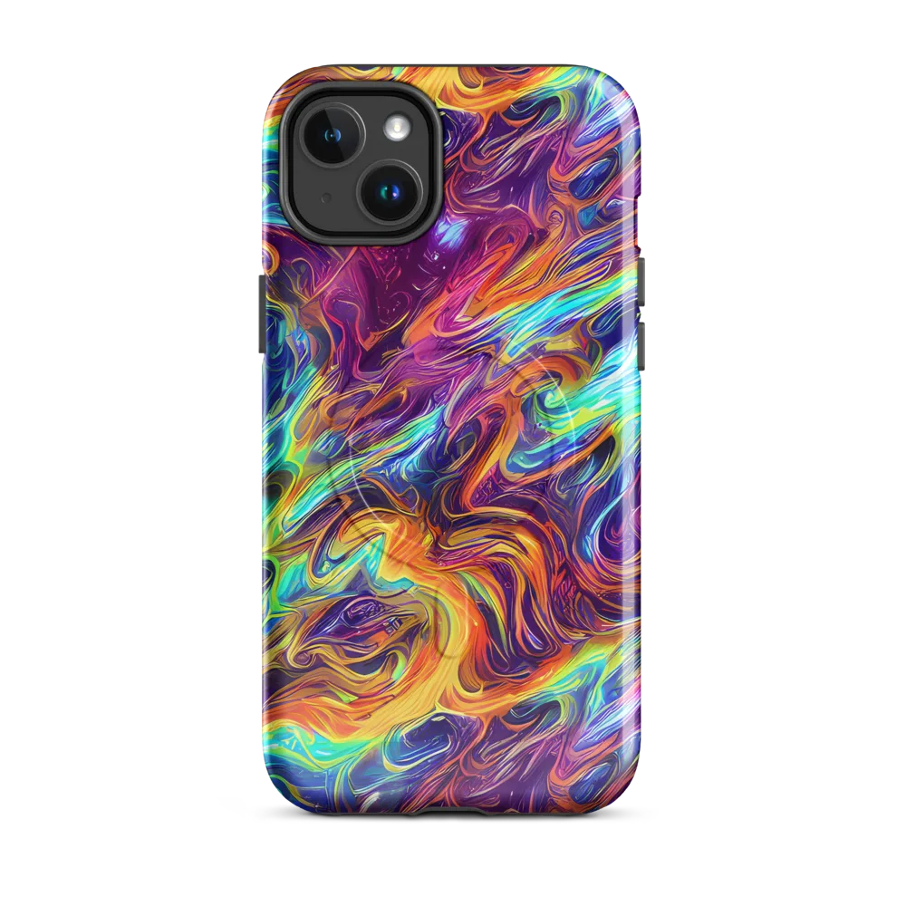 Neon Maelstrom on MagSafe Tough Case for iPhone® — Front