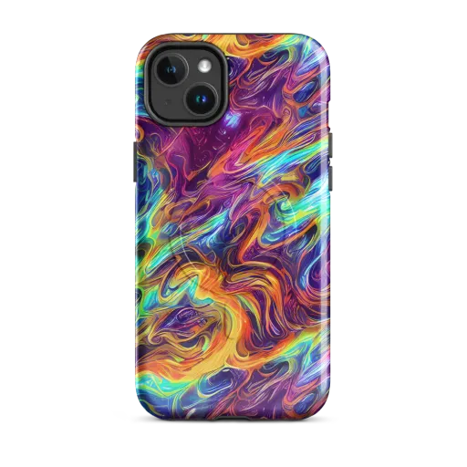 Neon Maelstrom on a MagSafe Tough Case for iPhone®