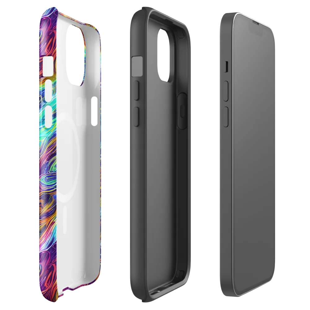 Neon Maelstrom on MagSafe Tough Case for iPhone® — Front