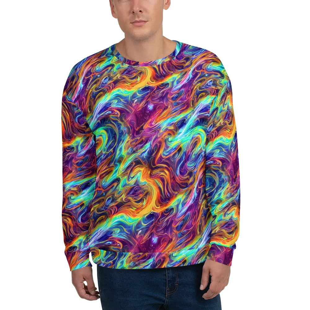 Neon Maelstrom on Sweatshirt — Front