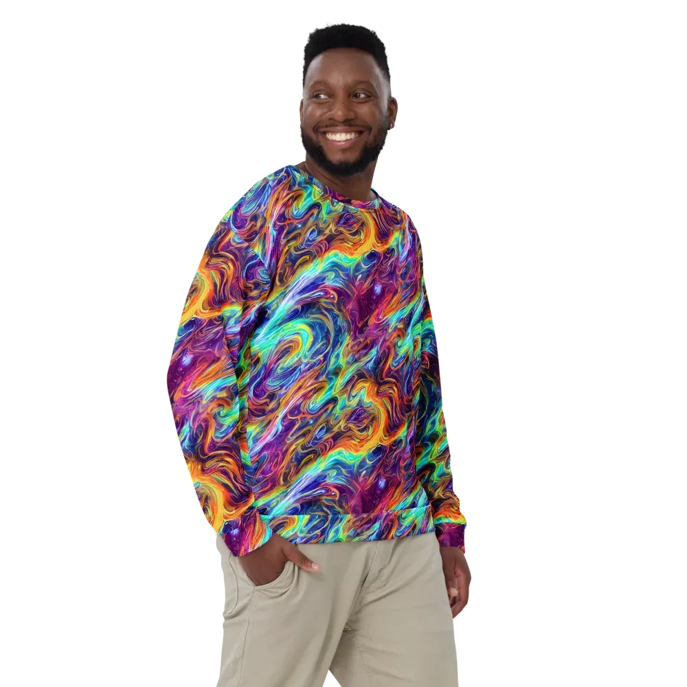 Neon Maelstrom on Sweatshirt — Front