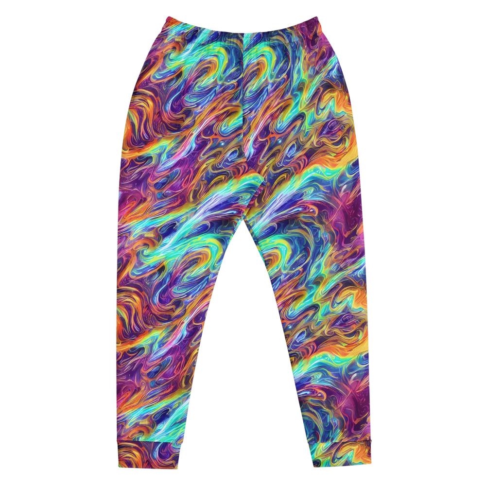 Neon Maelstrom on Men's Joggers — Front