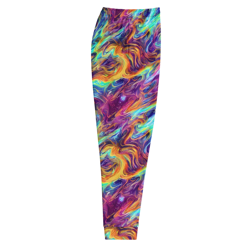 Neon Maelstrom on Men's Joggers — Right