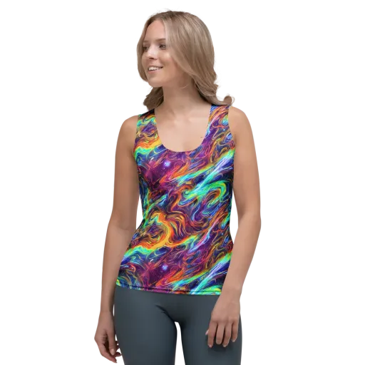 Neon Maelstrom on a Women's Tank Top