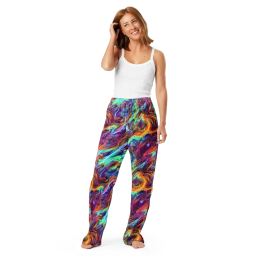 Neon Maelstrom on a Women's Pajama Pants