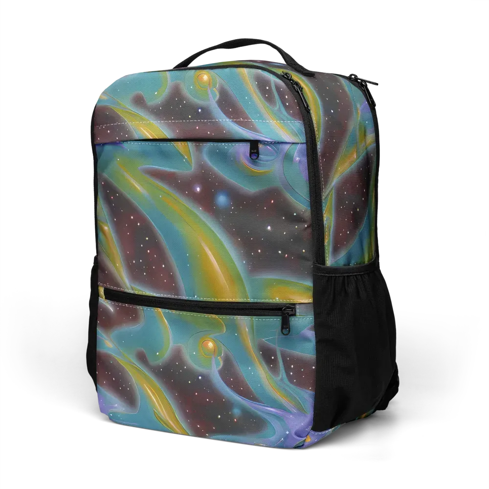 Stellar Bloom on Utility Backpack — Left Front