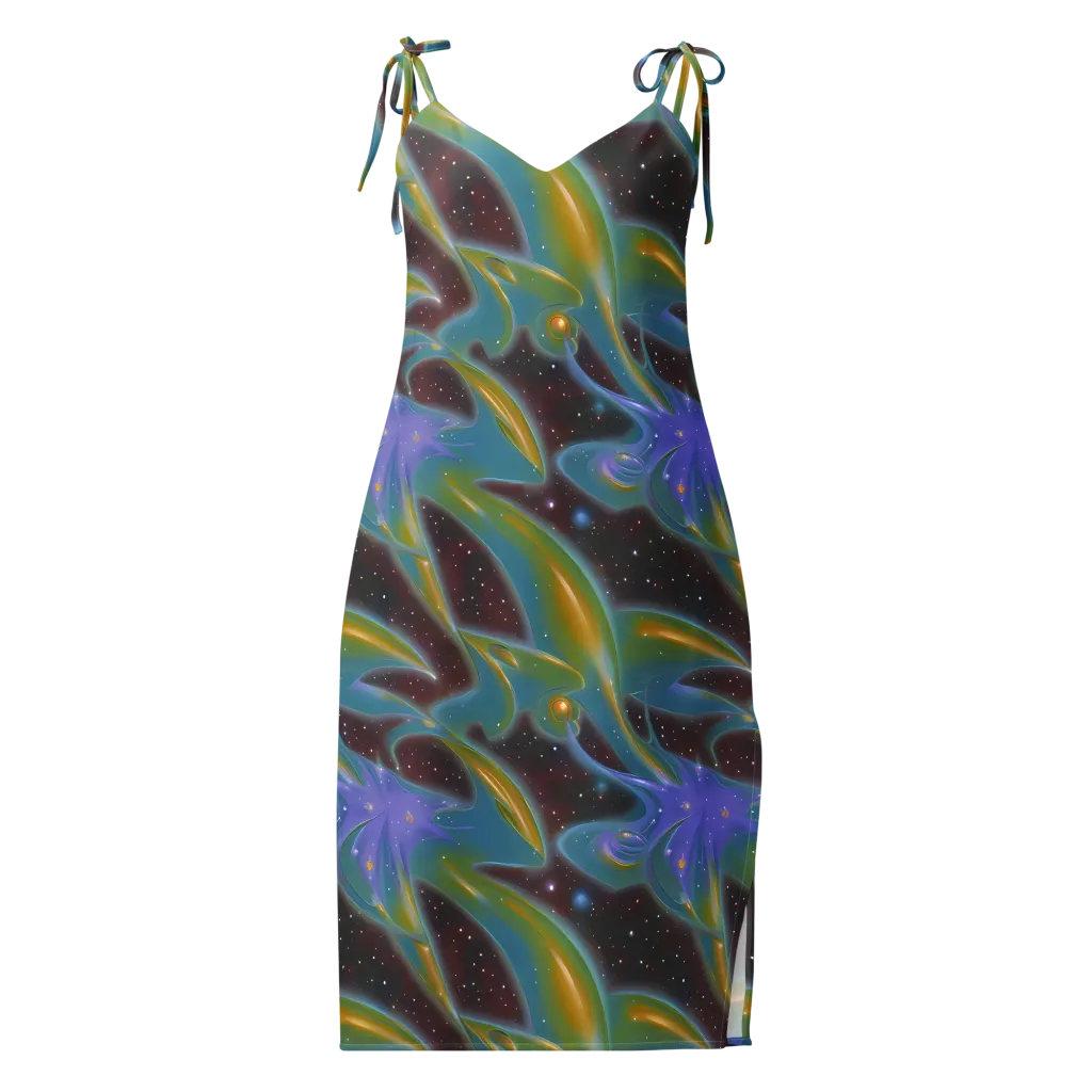 Stellar Bloom on Slip Dress — Front