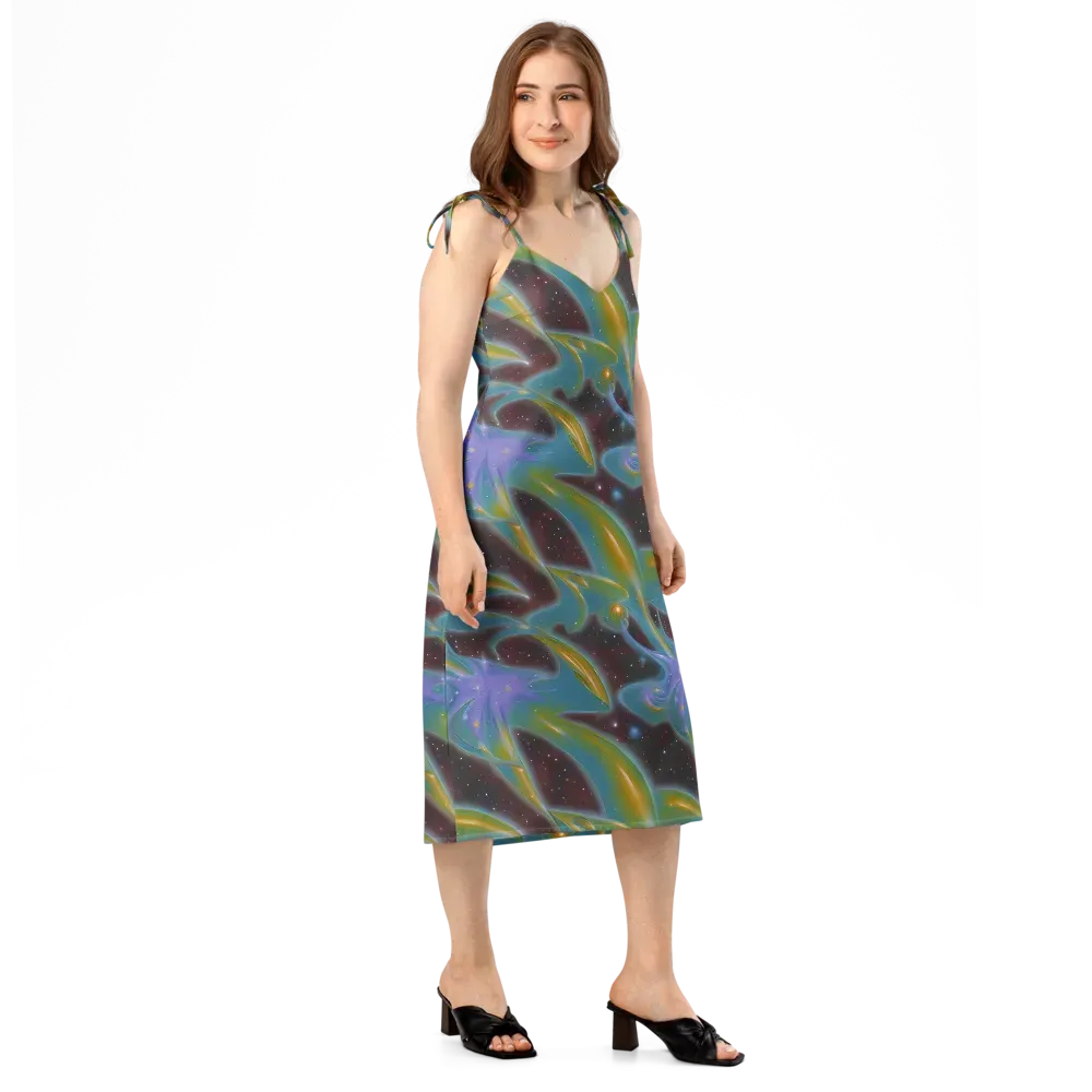 Stellar Bloom on Slip Dress — Right Front