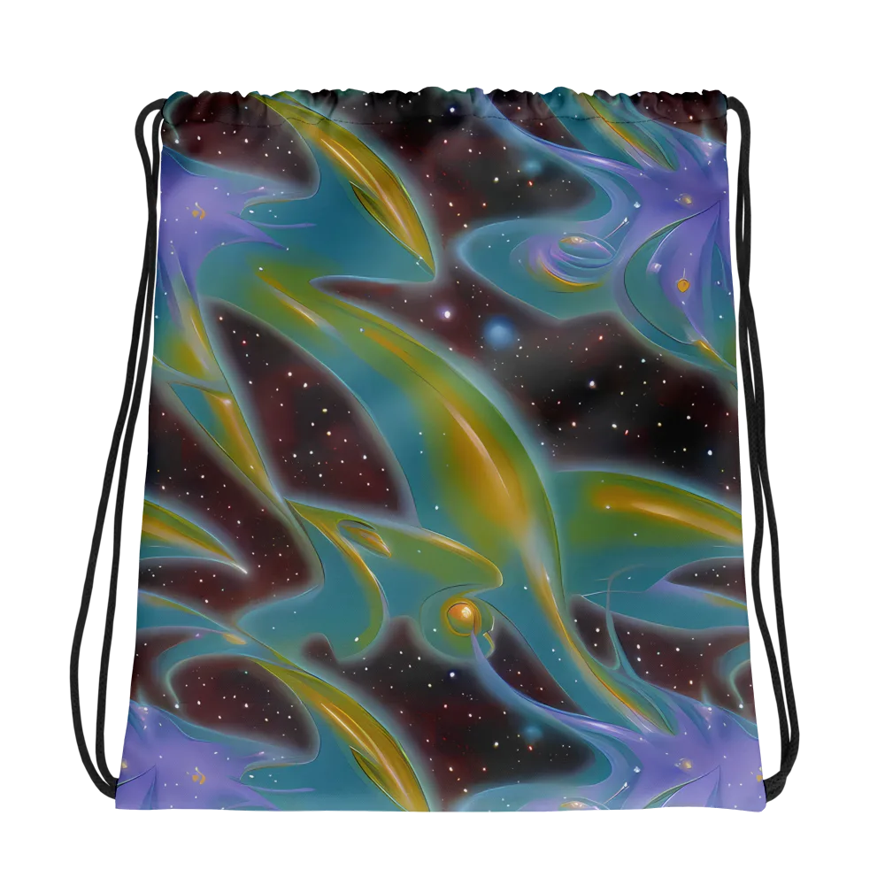 Stellar Bloom on Drawstring Bag — Photo