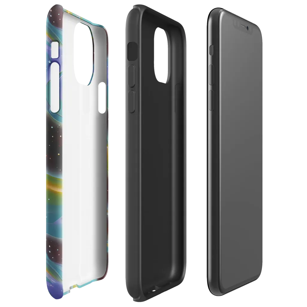 Stellar Bloom on Tough Case for iPhone® — Right