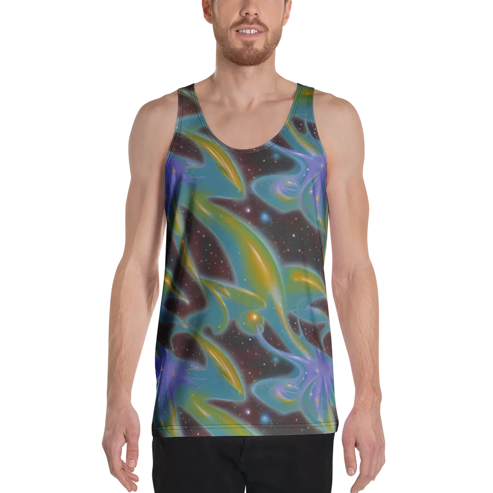 Stellar Bloom on Men's Tank Top — Front