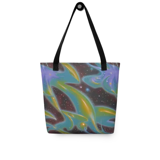 Stellar Bloom on a Tote Bag