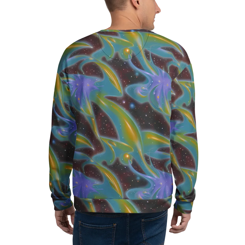 Stellar Bloom on Sweatshirt — Back