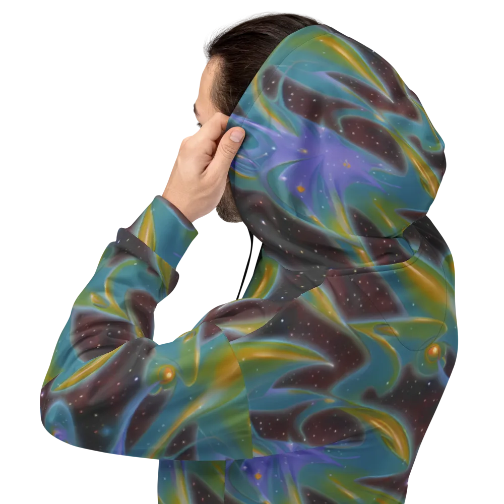 Stellar Bloom on Hoodie — Back