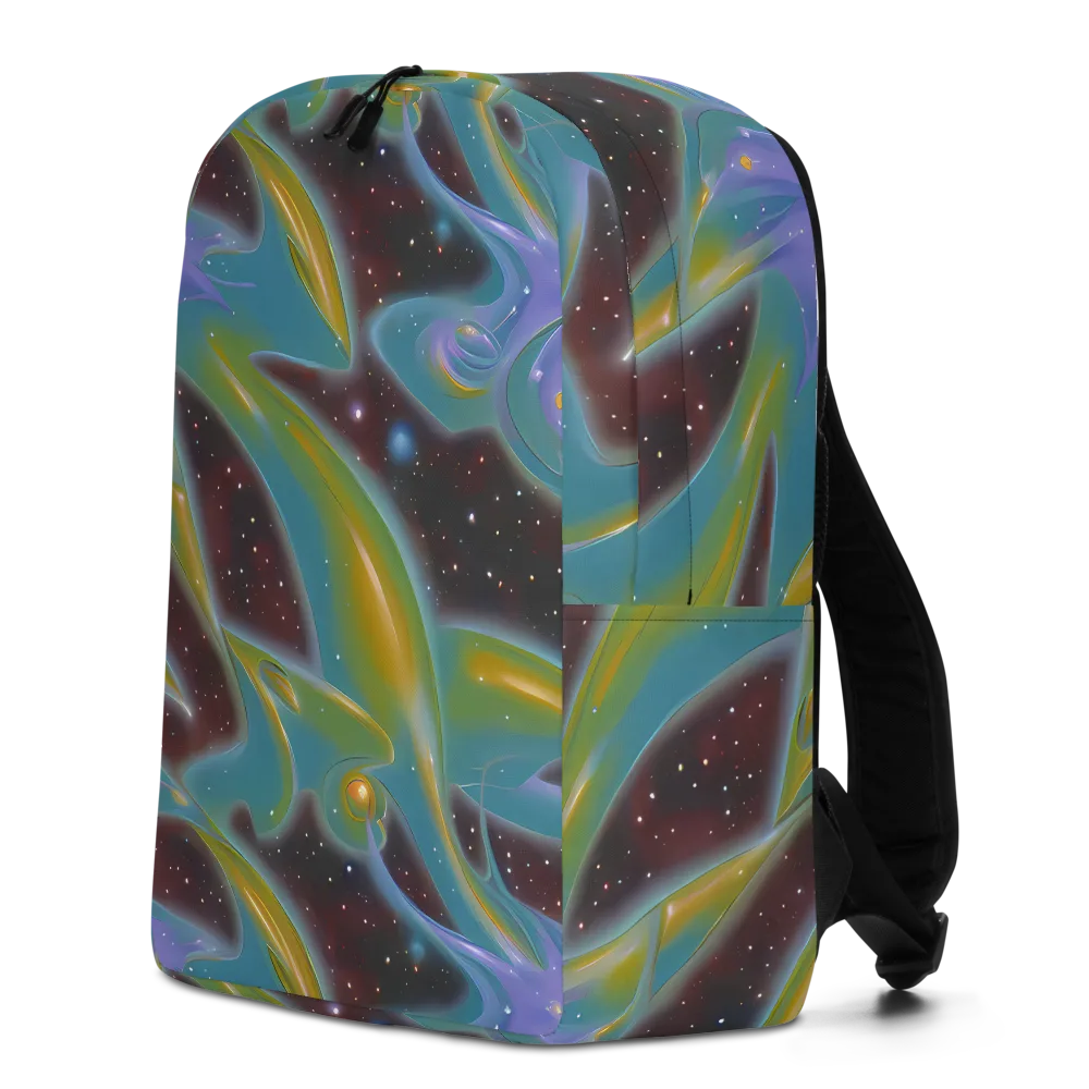 Stellar Bloom on Minimalist Backpack — Left