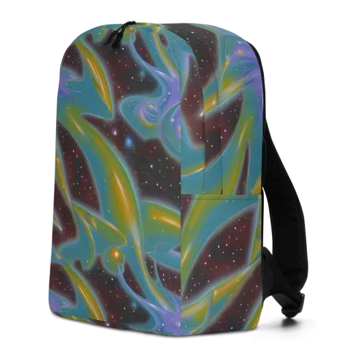 Stellar Bloom on a Minimalist Backpack